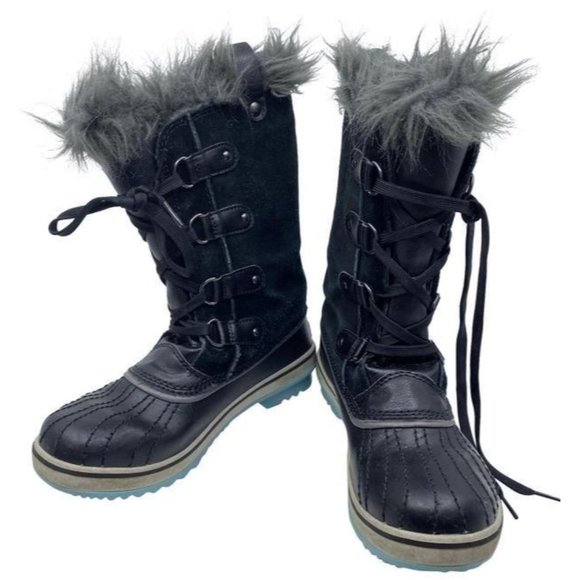 Sorel Shoes - sorel blackblue lace up blackblue winterrain boots